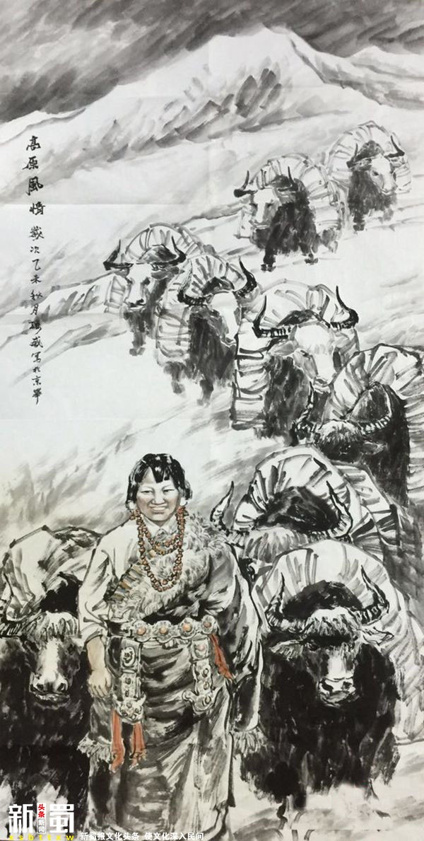 “牦牛精神”笔墨绘 专访大画家联盟主席 “中华一牛”孙威